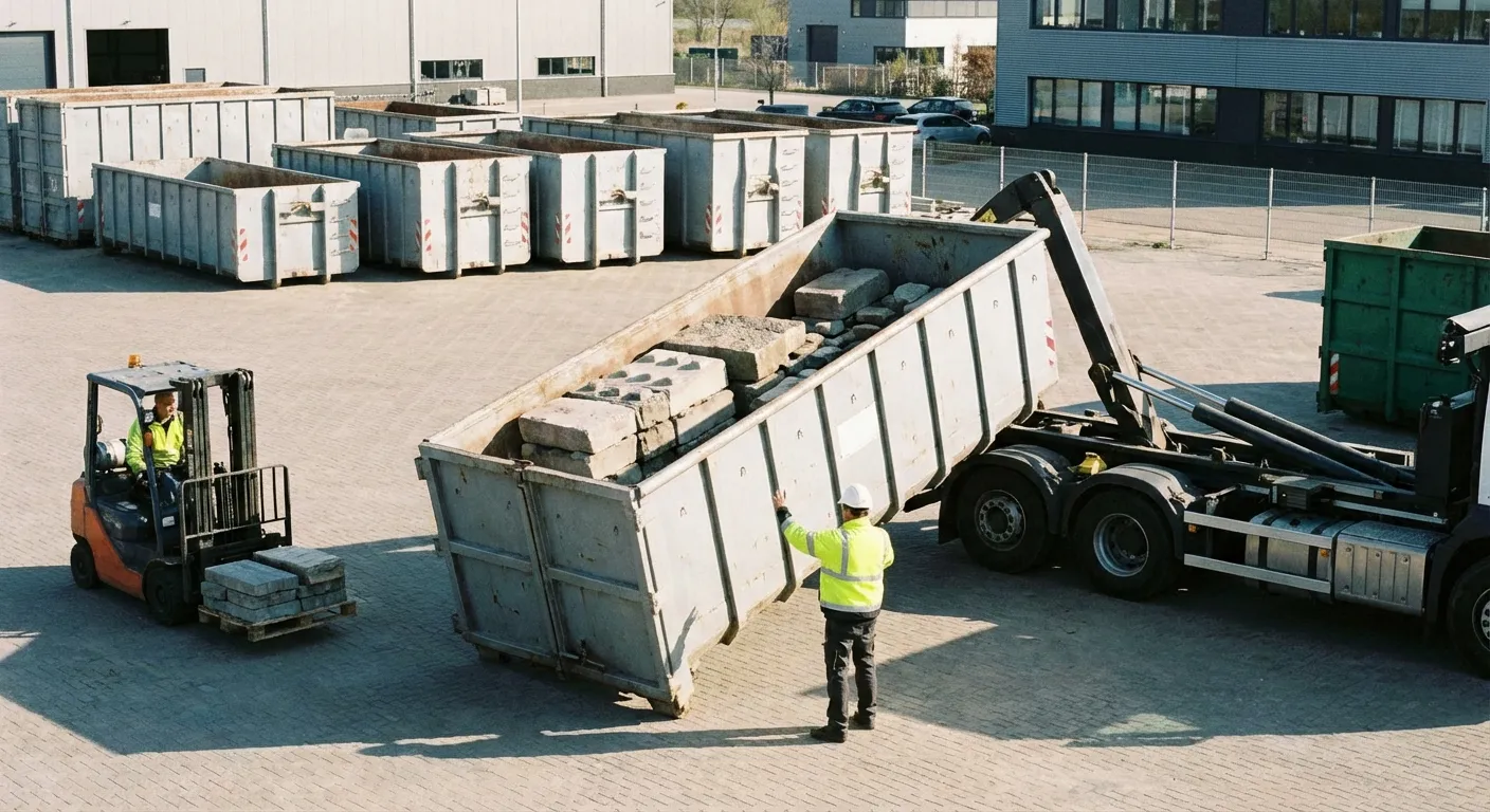 Heavy duty concrete dumpster specifications in Joliet, IL