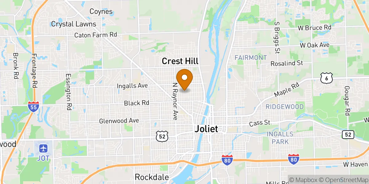 neighborhood map neighborhood map in Joliet, IL